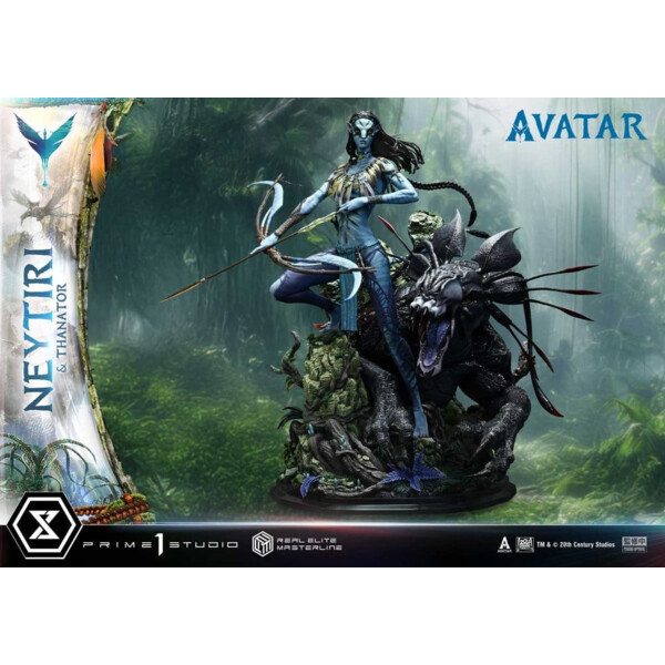 Avatar (Film) Estatua Real Elite Masterline Series 1/4 Neytiri & Thanator 75 cm