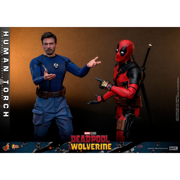 Deadpool and Wolverine Figura Movie Masterpiece 1/6 Antorcha Humana