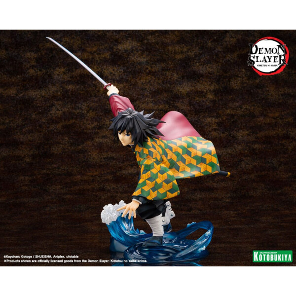 Demon Slayer Kimetsu no Yaiba Estatua ARTFXJ PVC 18 Giyu Tomioka 21 cm