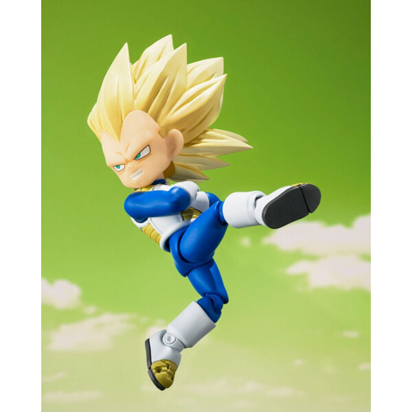 DRAGON BALL DAIMA – Figura Mini Vegeta Super Saiyan 3 – S.H. Figuarts 8cm