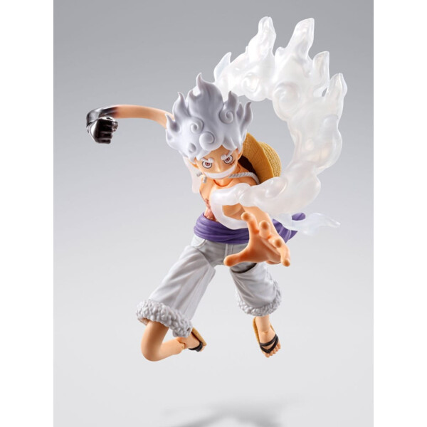 One Piece Figura S.H.Figuarts Monkey D. Luffy Gear 5 -Future Island Egghead- 15 cm