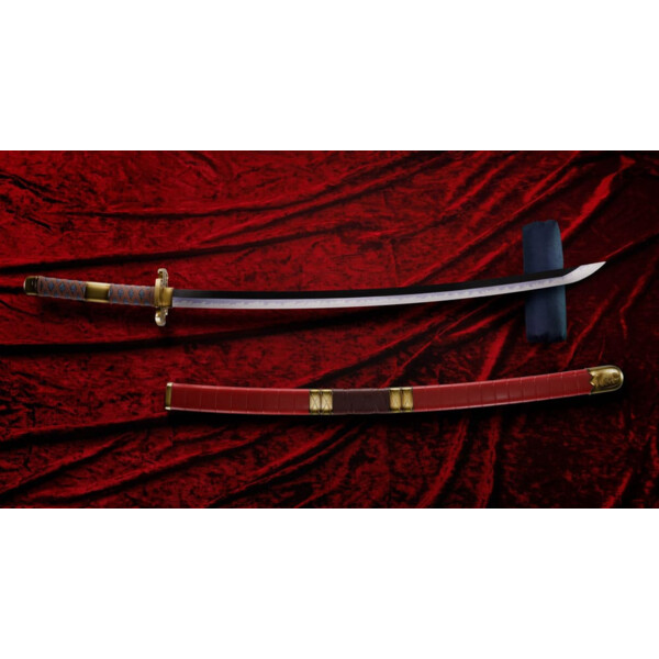 One Piece Set de 3 Réplicas Proplica 1/1 Espadas Roronoa Zorro Three Sword Style 95 cm