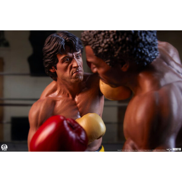 Resina Boxeo Rocky III Diorama 1/4 Rocky Balboa & Apollo Creed 48 cm
