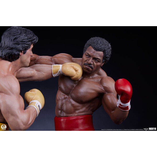 Resina Boxeo Rocky III Diorama 1/4 Rocky Balboa & Apollo Creed 48 cm