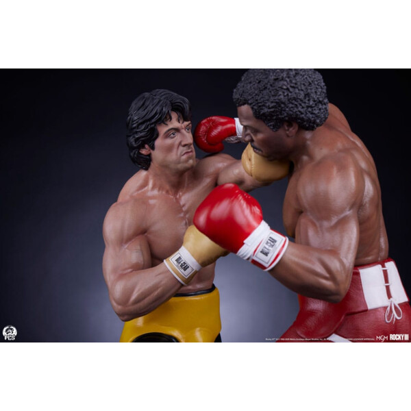 Resina Boxeo Rocky III Diorama 1/4 Rocky Balboa & Apollo Creed 48 cm