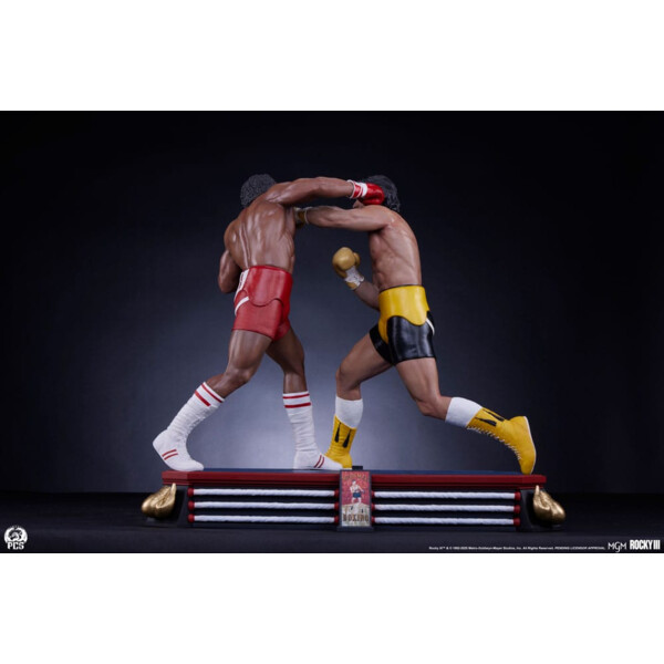 Resina Boxeo Rocky III Diorama 1/4 Rocky Balboa & Apollo Creed 48 cm