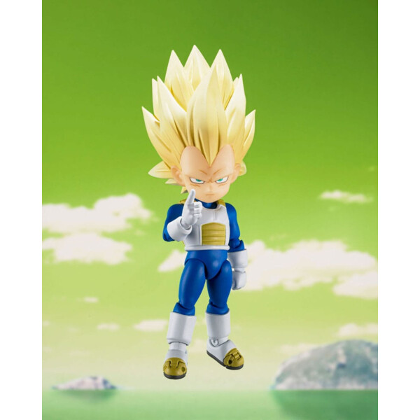 DRAGON BALL DAIMA – Figura Mini Vegeta Super Saiyan 3 – S.H. Figuarts 8cm