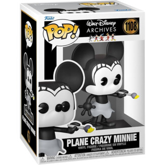 Funko pop 1108 Plane Crazy Minnie de Disney