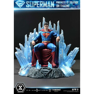 DC Comics Estatua 14 Throne Legacy Collection Superman Fortress of Solitude on Throne (Design by Gabriele Dell'Otto) 52 cm