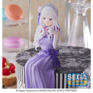 Re:Zero kara Hajimeru Isekai Seikatsu - Emilia - Premium Chokonose Figure - Lost in Memories, Dressed-Up Party Ver. (SEGA)